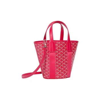 GOYARD Belharra Canvas Bag, Shoulder Bag, Crossbody Bag, Handbag Trumpets Women's Fuchsia