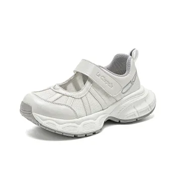 La Chapelle Anti Slip Wear Resistant Low Top Chunky Sneakers Women's Gray