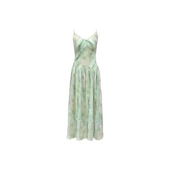 SKYA Slip Dresses Women's Green