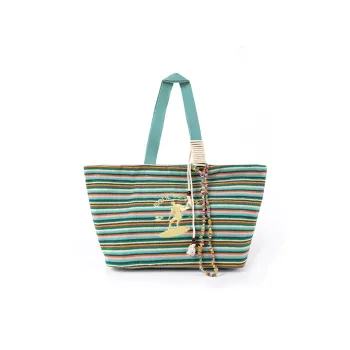 Crying Center Fabric Tote Handbag, Shoulder Bag Tubas Women's Sea Salt Blue