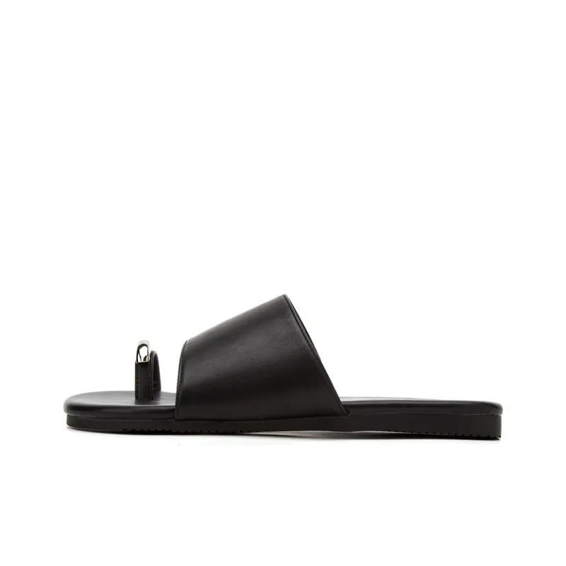 Jin Baichuan PVC Polyvinyl Chloride Abrasion Resistant Slide Slippers Women's-0