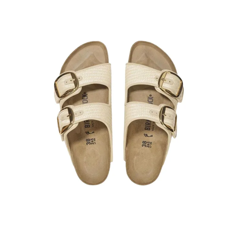 Birkenstock Arizona Big Buckle EVA Abrasion Resistant Slide Slippers Women's Beige Narrow-3