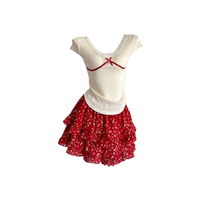 AFGGD Two Piece Skirt Sets Women's-0