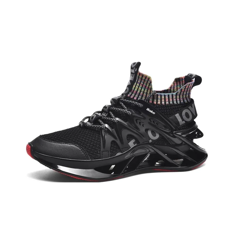 BAKE Shock Absorbers With Slip Resistant And Abrasion Resistant Properties Low Top Casual Shoes Men's-3