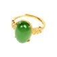 S925 Silver Jasper Stone Ring