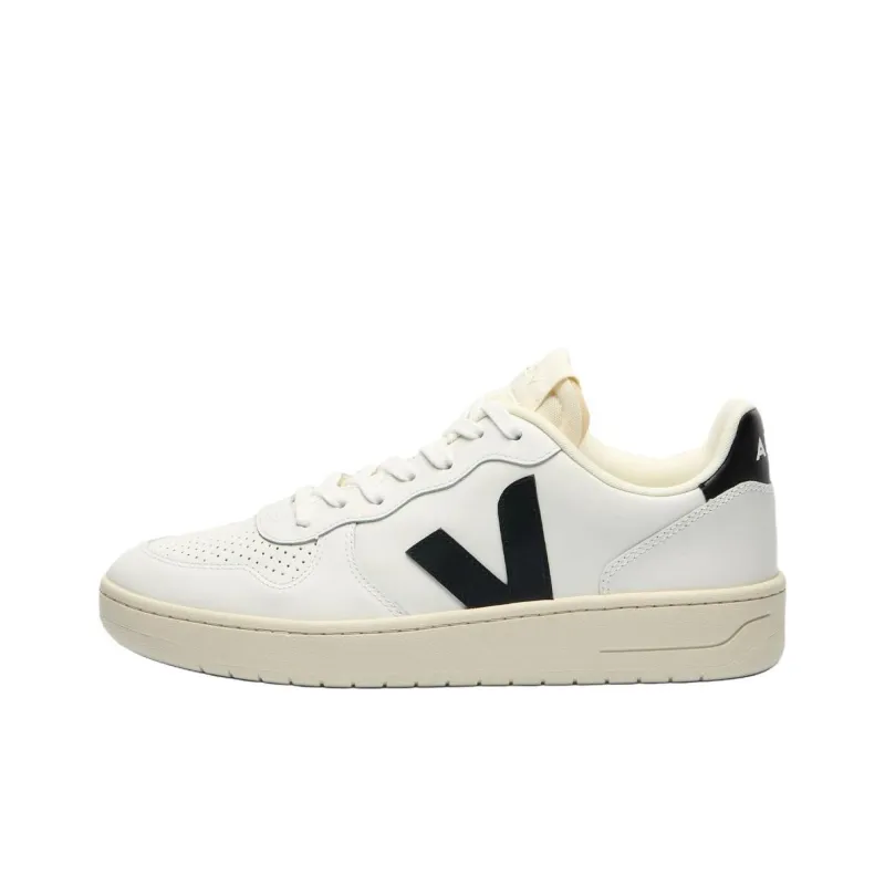 VEJA V 10 Low Top Skateboard Shoes Unisex White-0