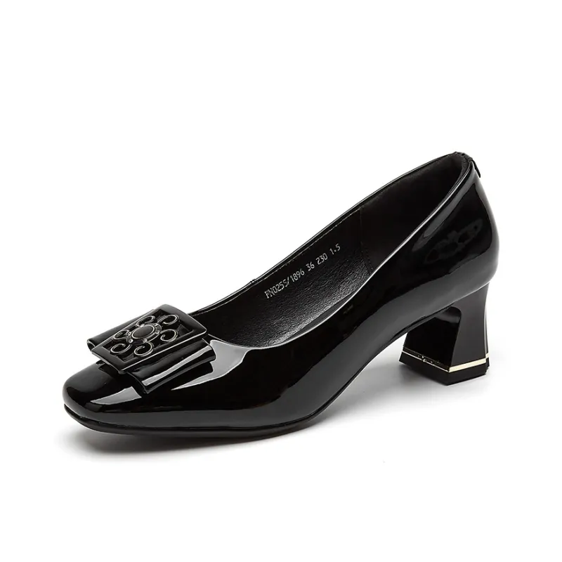 Rich Birds Chunky Heel High Heels Women's-1