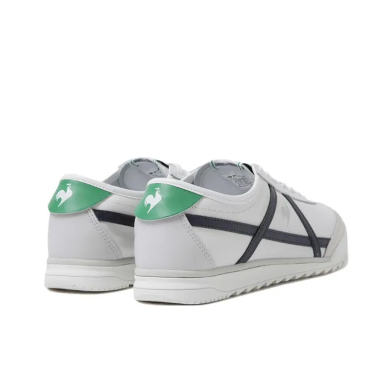 Le Coq Sportif Popolar Classic Anti Slip Wear Resistant Low Top Running Shoes Unisex White Black-3