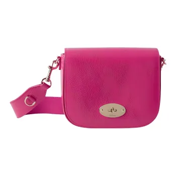 Mulberry Darley Leather Briefcase Clutch Shoulder Bag Crossbody Bag Small Size Women's Pink