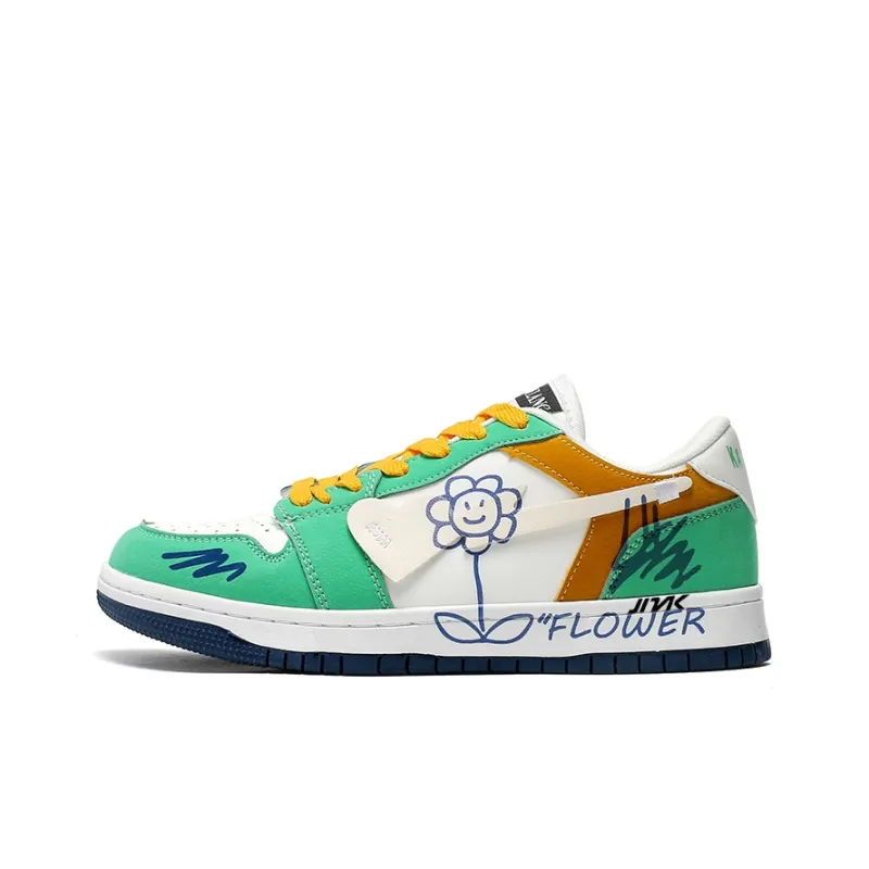 Kinglake Anti Slip Wear Resistant Low Top Skateboard Shoes Unisex-1