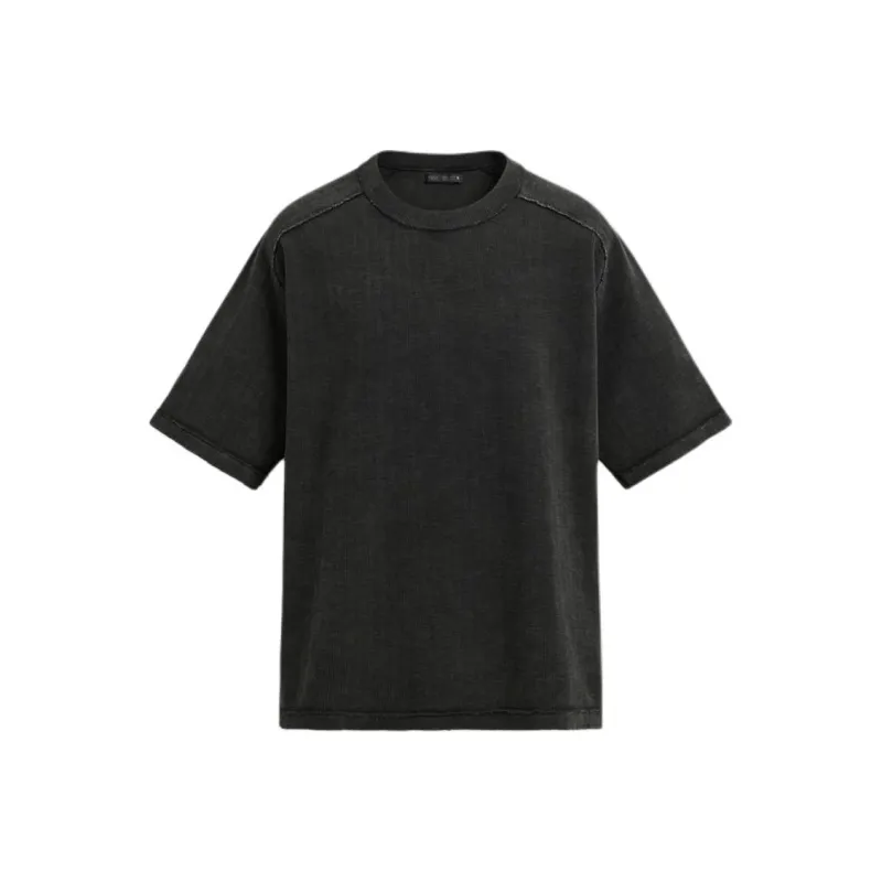 ZARA T Shirts Men Black-0