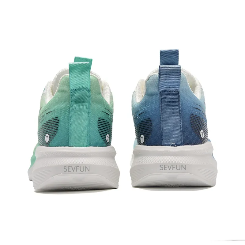 7 SEVFUN Low Top Running Shoes Unisex Yellow With Wave Base-59