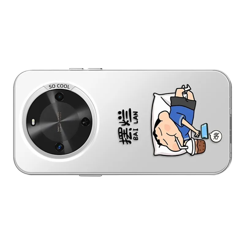 YAOCAI Acrylic Material Shin Chan Slacking Off H1 Phone Cases Compatibility With MVMOM 30/20 Trendy And Cool-11