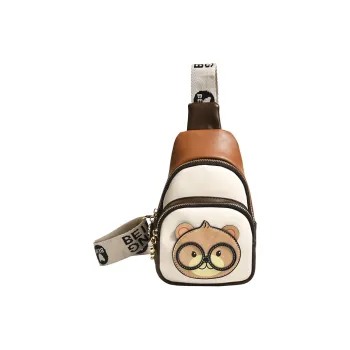 North Pack PU Sling Bag Regular Women's Brown