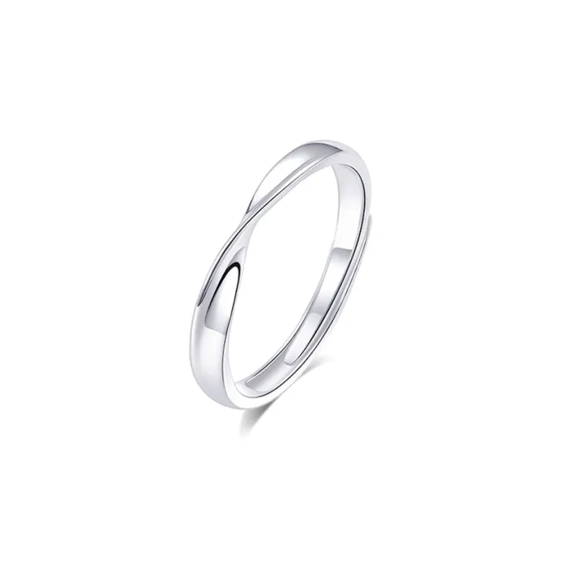 KUMET Sterling Silver Rings Unisex-5