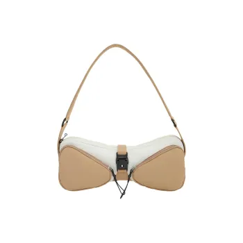 UPON PRO Fabric Shoulder Bag Women's Khaki/Black