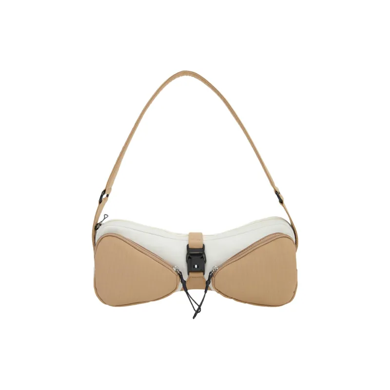UPON PRO Fabric Shoulder Bag Women's Khaki/Black-0