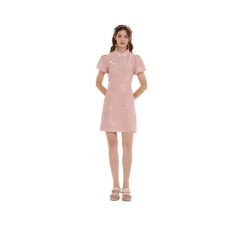 LULUALWAYS Short Sleeved Dress Women's