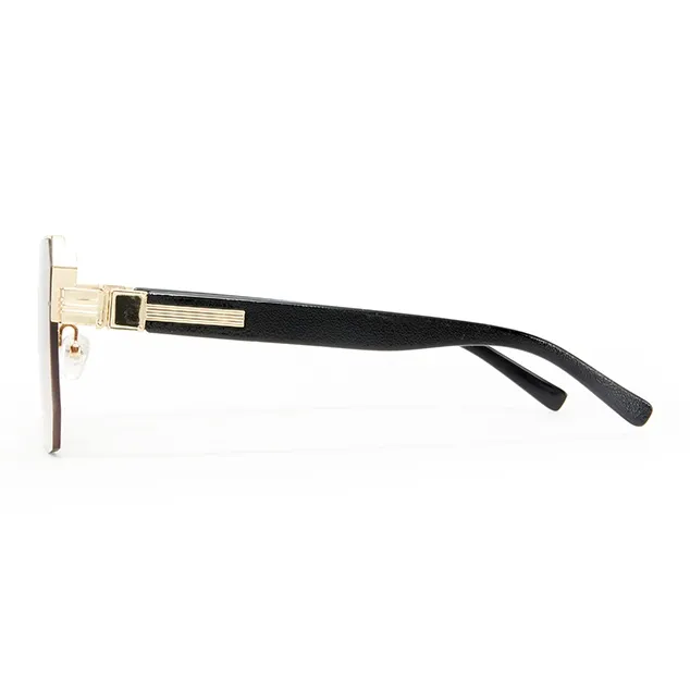 CinvaiKrose TR/Memory Plastic Metal Square Sunglasses Unisex-2