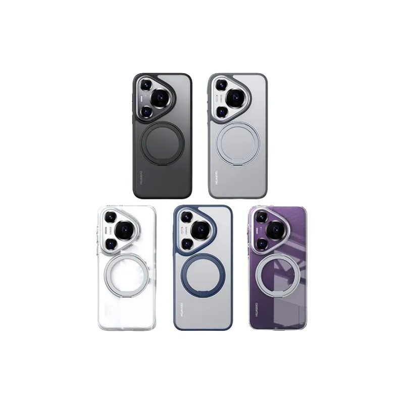 Record Star PC Material Magnetic Rotating Impact Resistant Phone Cases Compatibility Huawei Pura 70 Girlish-1