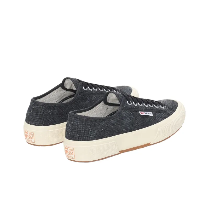 SUPERGA Abrasion Resistant Low Top Skateboard Shoes Unisex Black-2