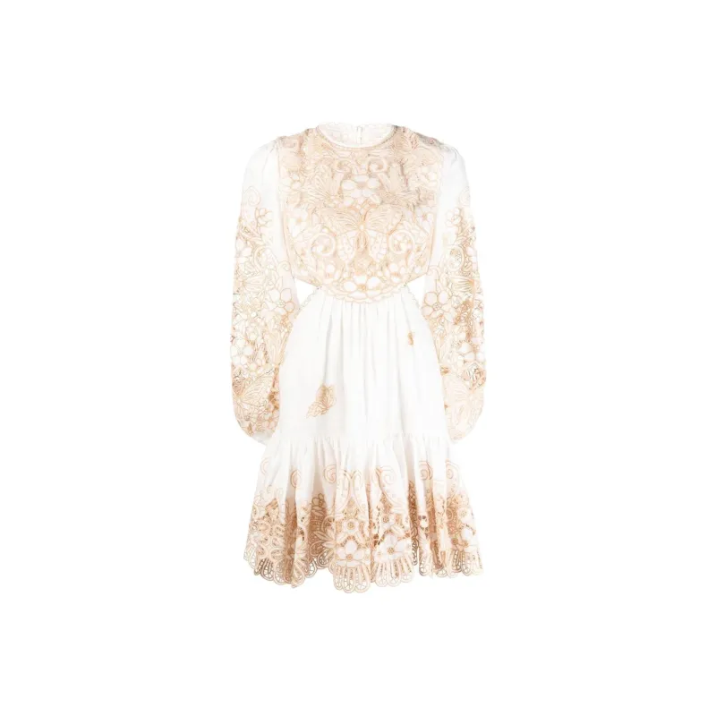Zimmermann FW22 Dress Women's White-0