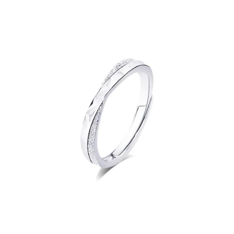 KUMET Sterling Silver Rings Unisex-5
