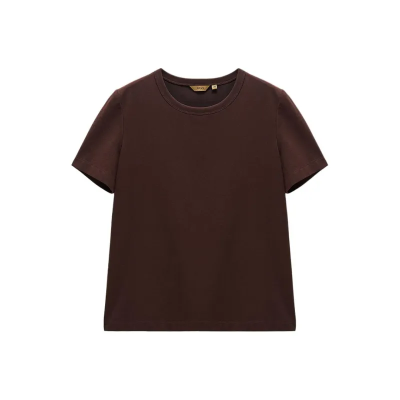 INSUN T Shirts Women's Burgundy-0