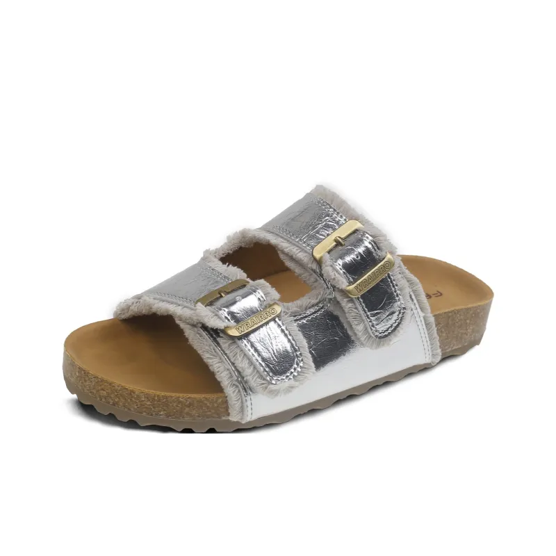 Betu Rubber Sole Slide Slippers Women's-5