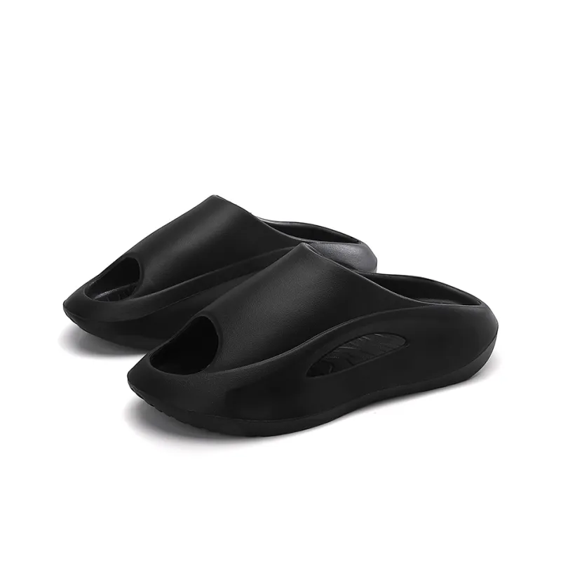 GERTOP Quiet Slip Resistant Odor Resistant Abrasion Resistant Cushioning Slide Slippers Unisex-7