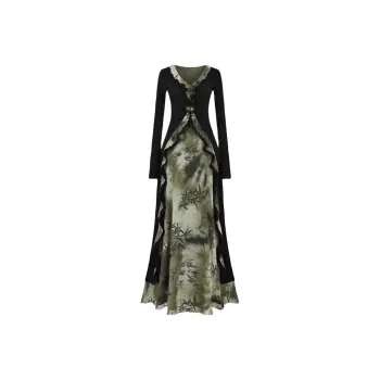 COVER TIME Long Sleeved Dress Women's