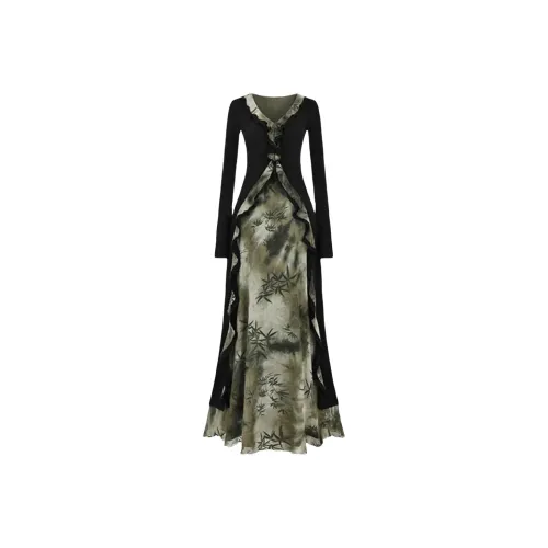 COVER TIME Long Sleeved Dress Women's