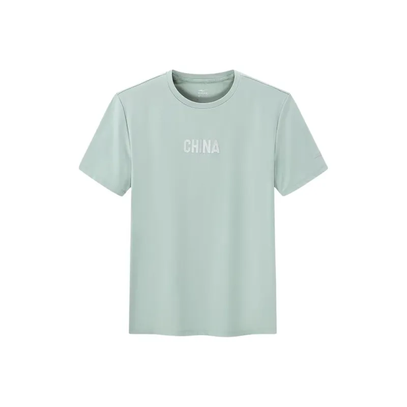 Erke Variety Training Collection T Shirt Men's Unbleached Green-0