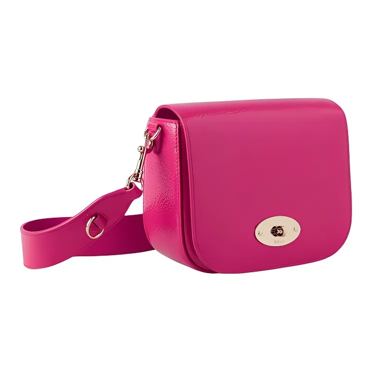 Mulberry Darley Leather Briefcase Clutch Shoulder Bag Crossbody Bag Small Size Women's Pink-1