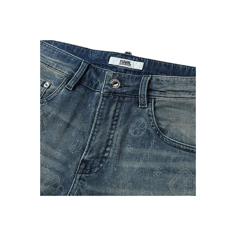 KARL LAGERFELD SS25 Jeans Men's Blue-3