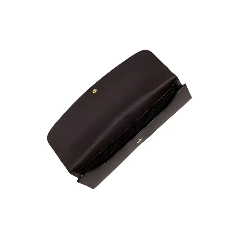 MICHAEL KORS Juliana Leather Wallet Women's Dark Brown-4