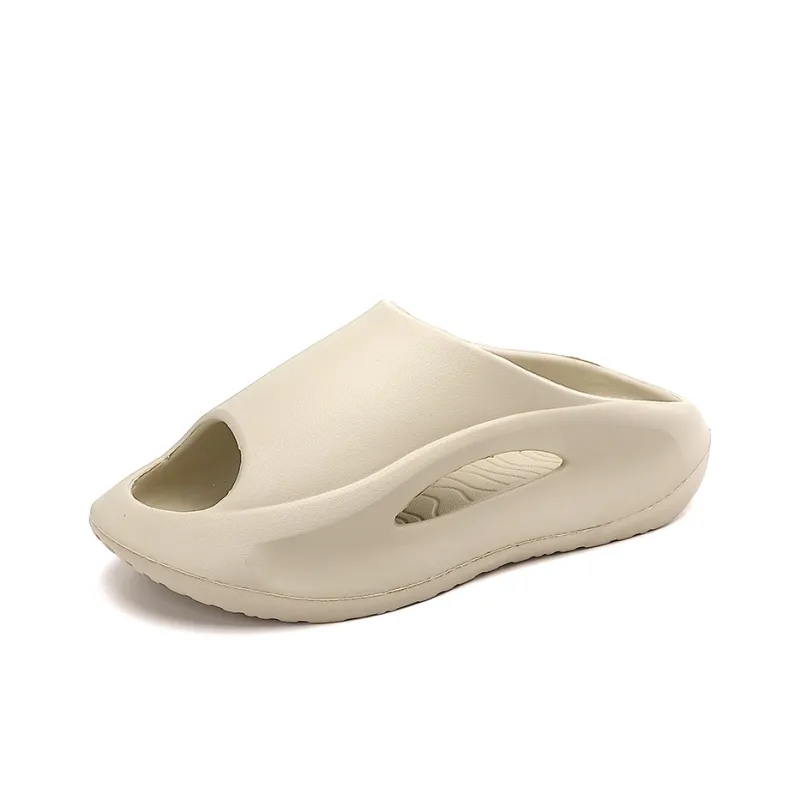 GERTOP Quiet Slip Resistant Odor Resistant Abrasion Resistant Cushioning Slide Slippers Unisex-1