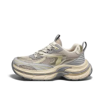 Jeep Cushioning, Slip Resistant, Abrasion Resistant, Height Increasing Low Top Chunky Sneakers Men's