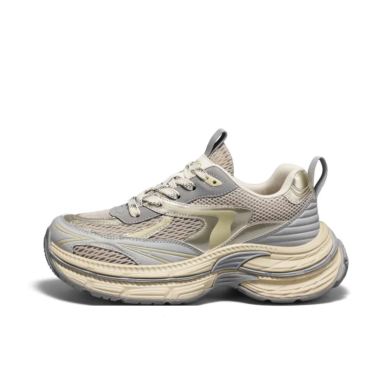 Jeep Cushioning, Slip Resistant, Abrasion Resistant, Height Increasing Low Top Chunky Sneakers Men's-7