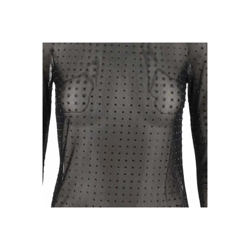 PINKO Embellished Light Tulle Jumper-3