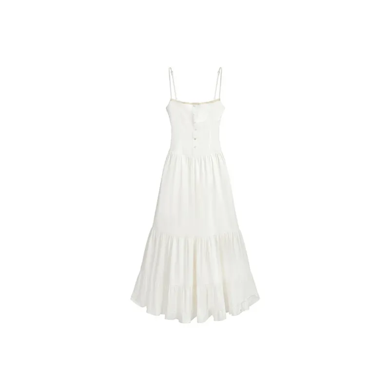 IDLE SOUL Slip Dresses Women's White-0