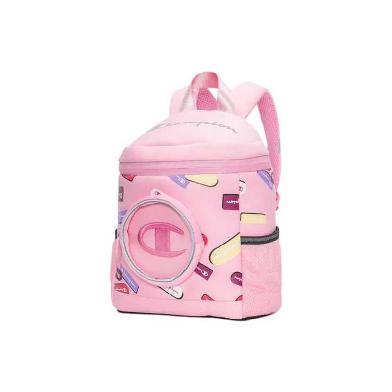 Champion Cute Logo Print Backpack Kids' Red/Pink-1