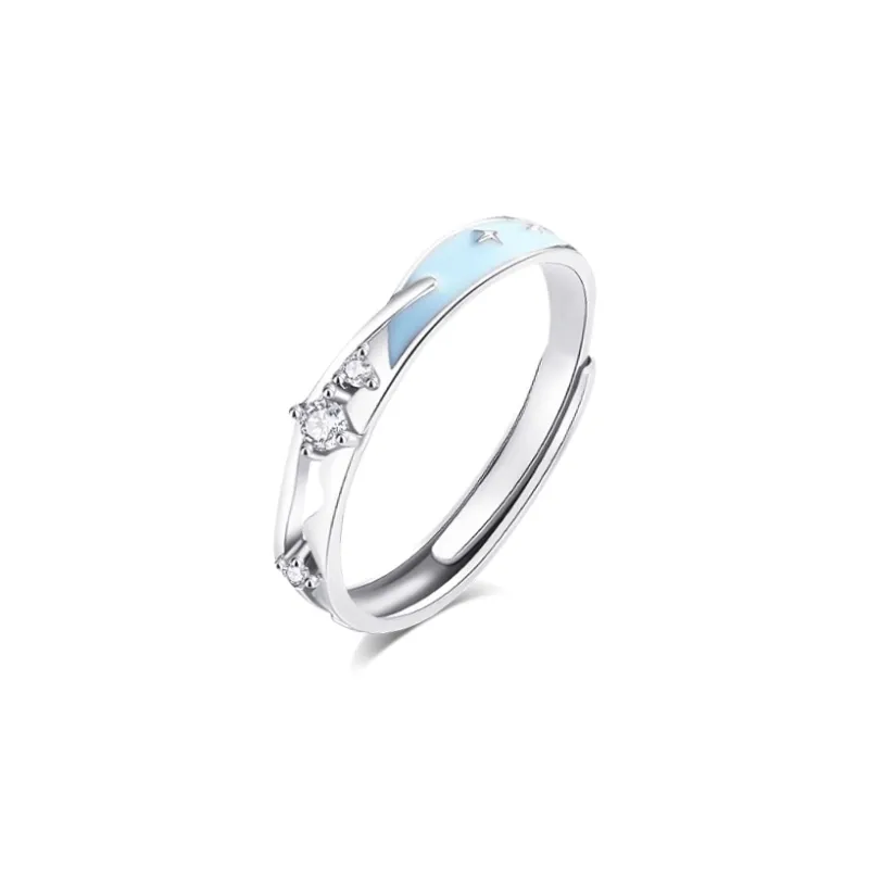 KUMET Sterling Silver Rings Unisex-10