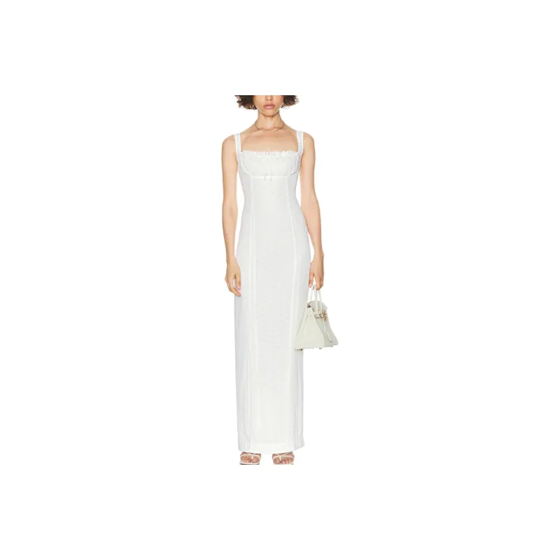 HELSA Slip Dresses Women's White-0