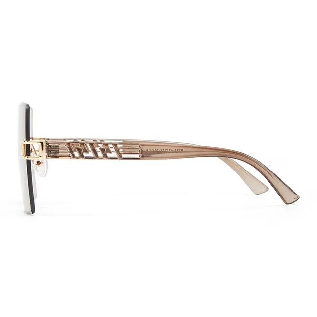 CinvaiKrose TR/Memory Plastic Metal Square Sunglasses Unisex-2