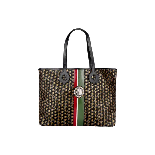 Moynat Toile 1920 Canvas Tote Bag, Shopping Bag, Handbag Medium Size Women's Brown/Black/Green