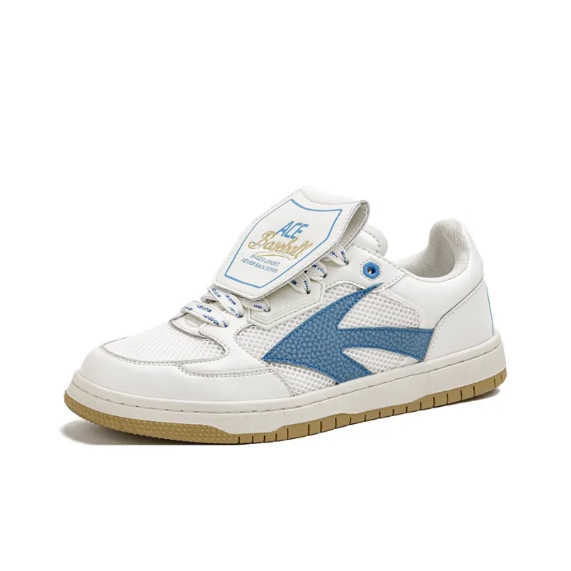 MADEN Low Top Skateboard Shoes Men's White-1