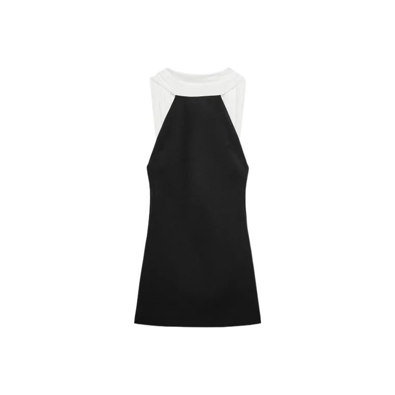 ZARA Sleeveless Dresses Women's Black-0