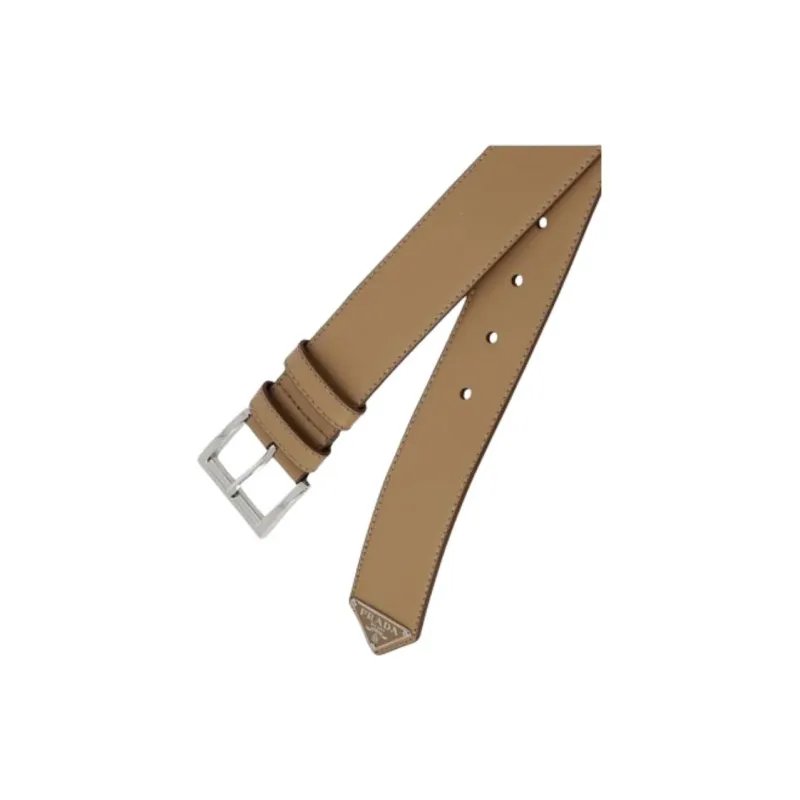 PRADA Leather Belts Men's Light Umber -2