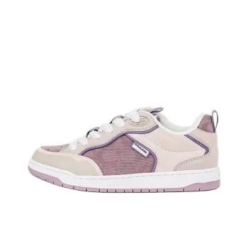 COACH Low Top Skateboard Shoes Women's Gray Purple